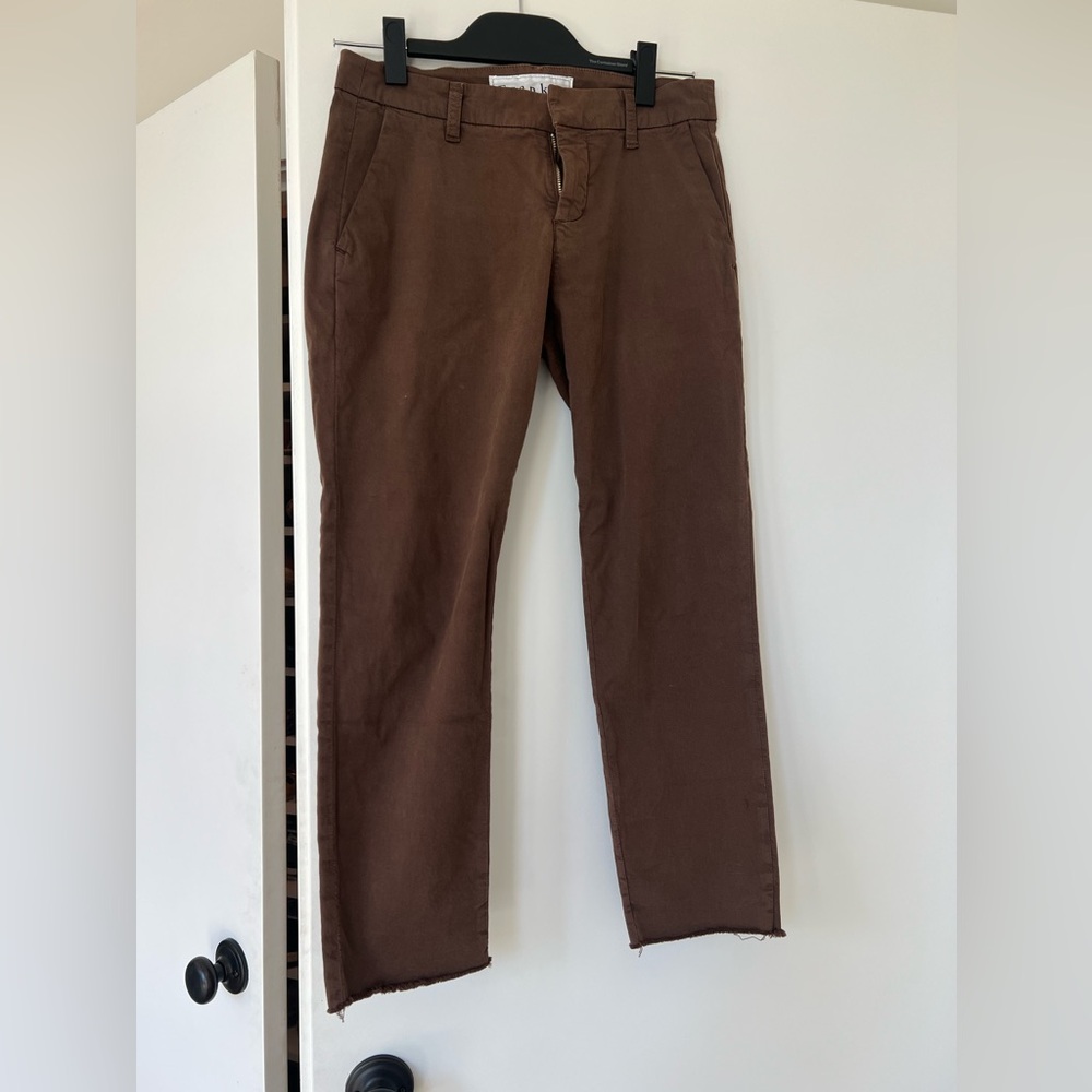 Frank & Eileen Wicklow chino pant chocolate - Picture 4 of 6